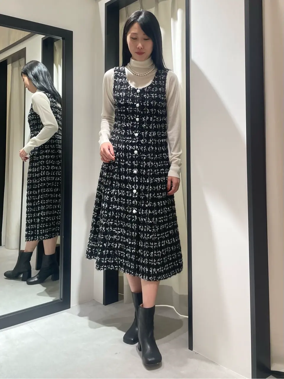 GRACE CONTINENTAL 端場　わかな コーディネート画像