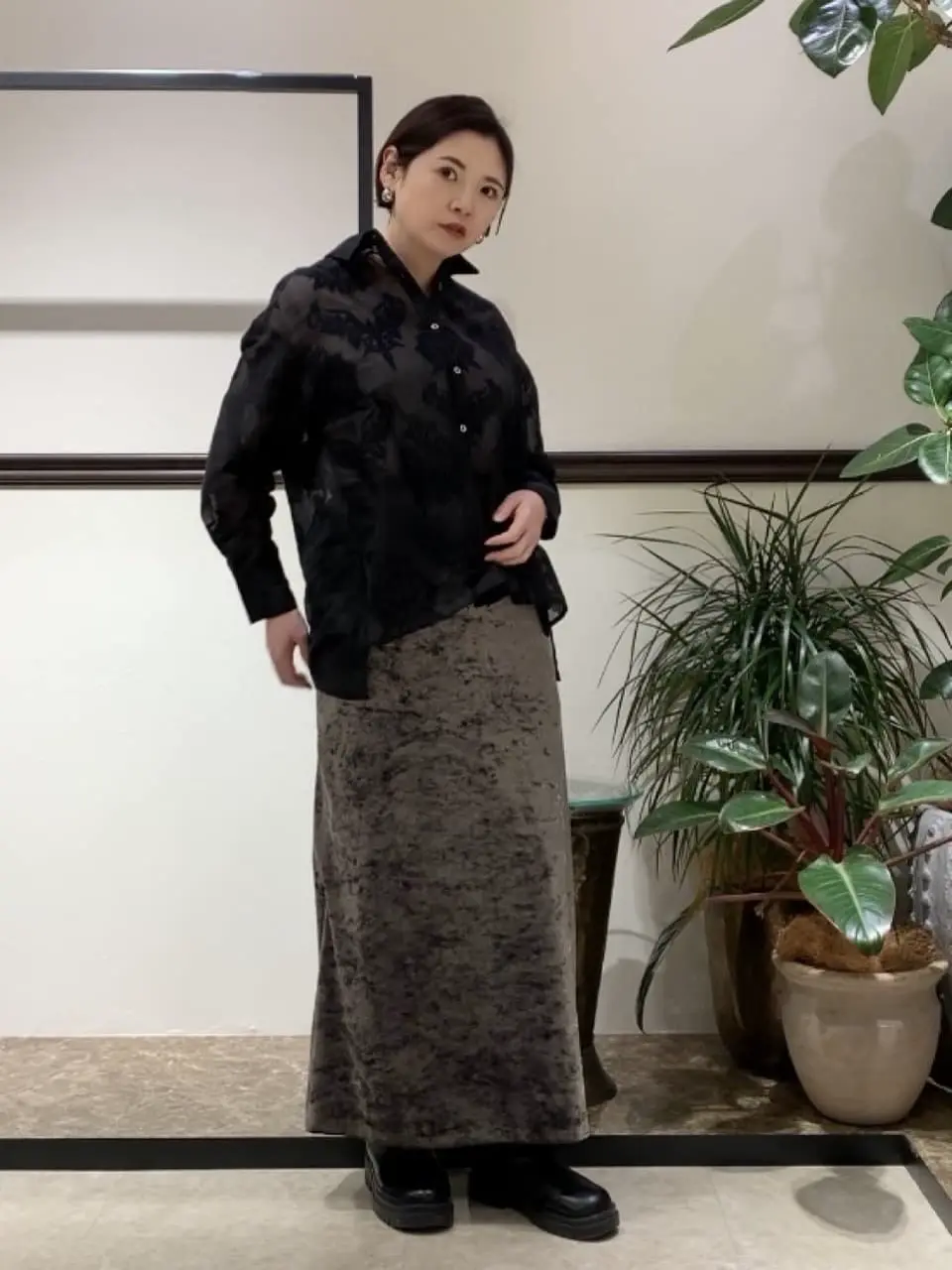 GRACE CONTINENTAL N.YURI コーディネート画像