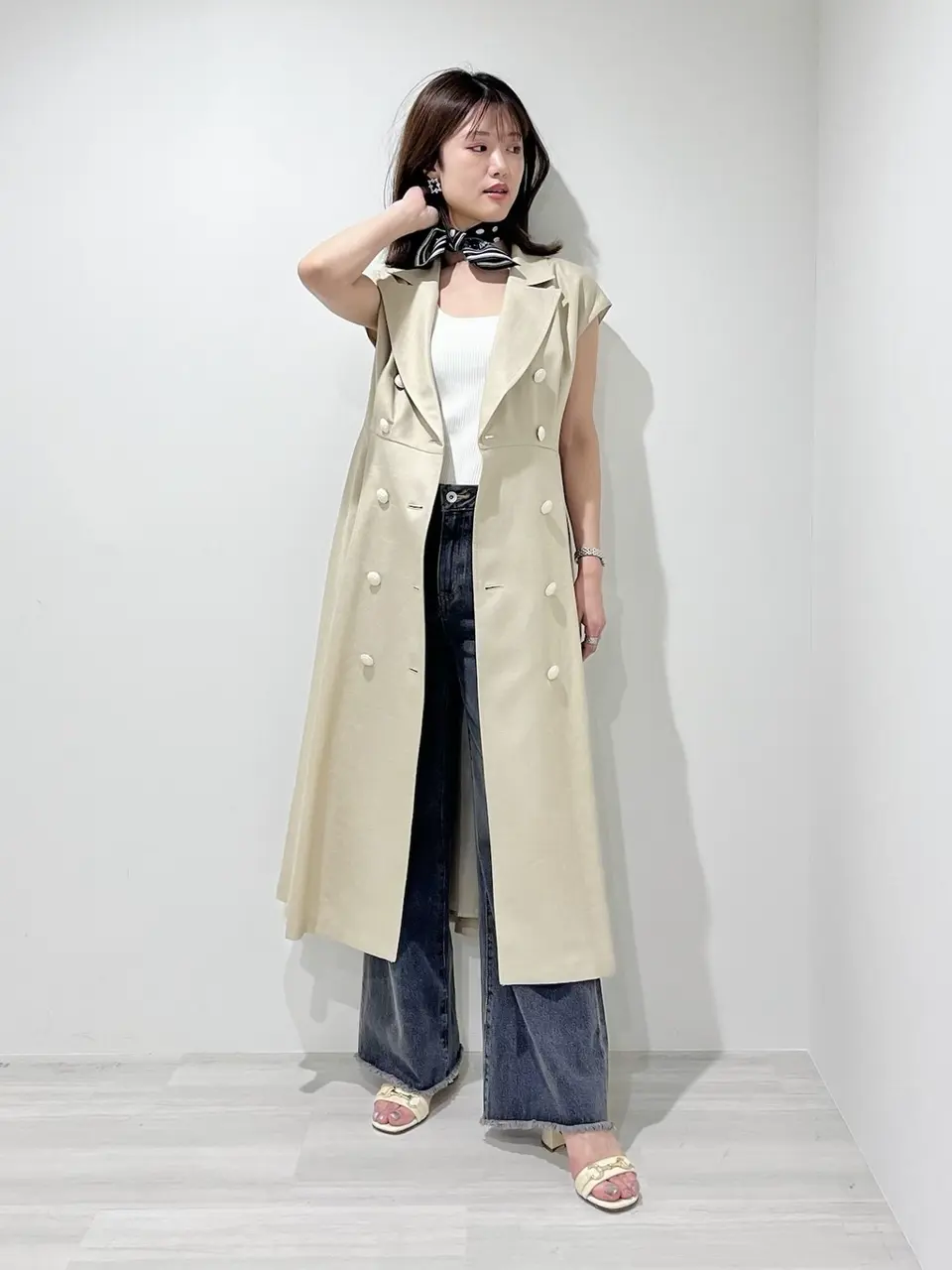 シルクドットスカーフ / GRACE CONTINENTAL | GRACE CONTINENTAL