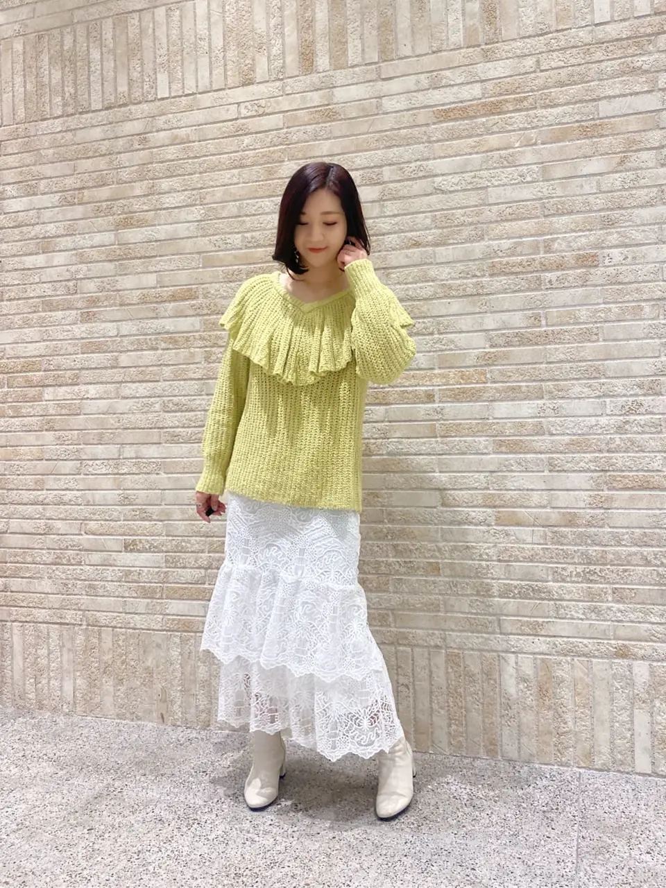 GRACE CONTINENTAL MOMOKO コーディネート画像