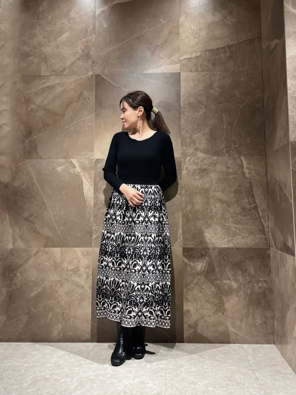 GRACE CONTINENTAL 穐山　香織 コーディネート画像