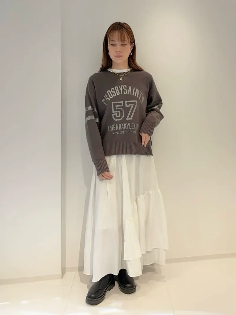 GRACE CONTINENTAL Hikaru Okada コーディネート画像