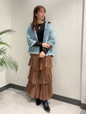 GRACE CONTINENTAL Hikaru Okada コーディネート画像