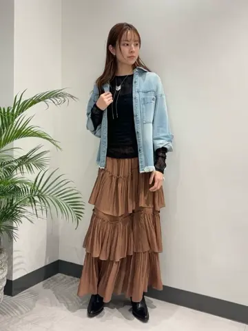 GRACE CONTINENTAL Hikaru Okada コーディネート画像