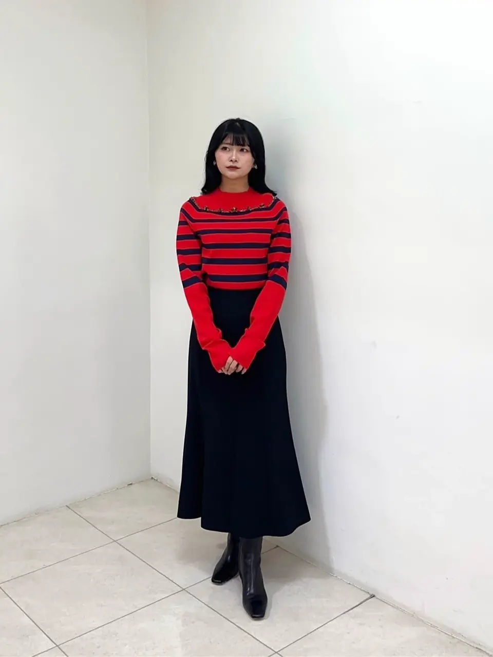 GRACE CONTINENTAL MORITA AI コーディネート画像