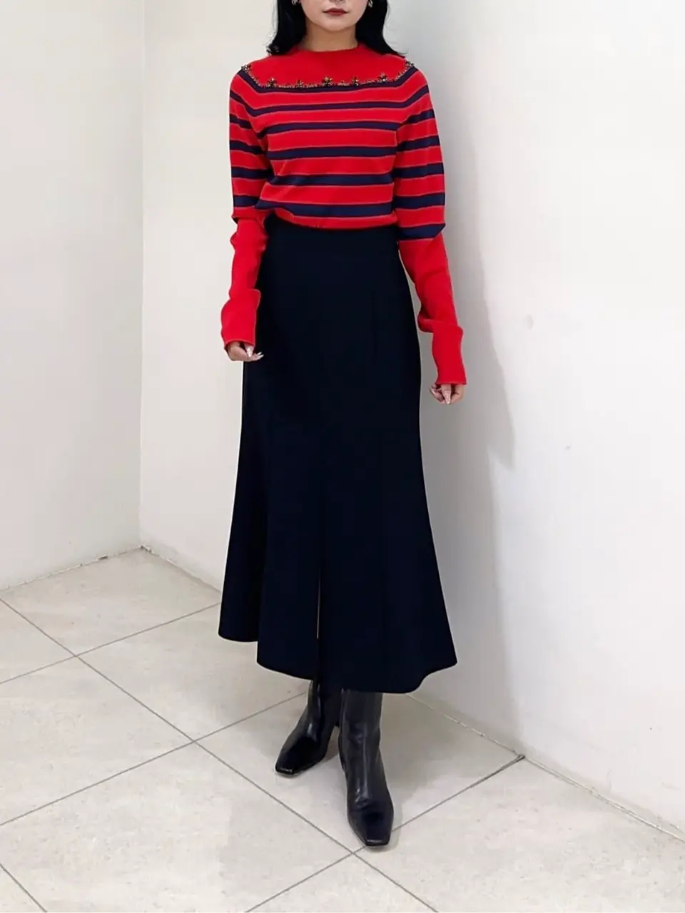 GRACE CONTINENTAL MORITA AI コーディネート画像