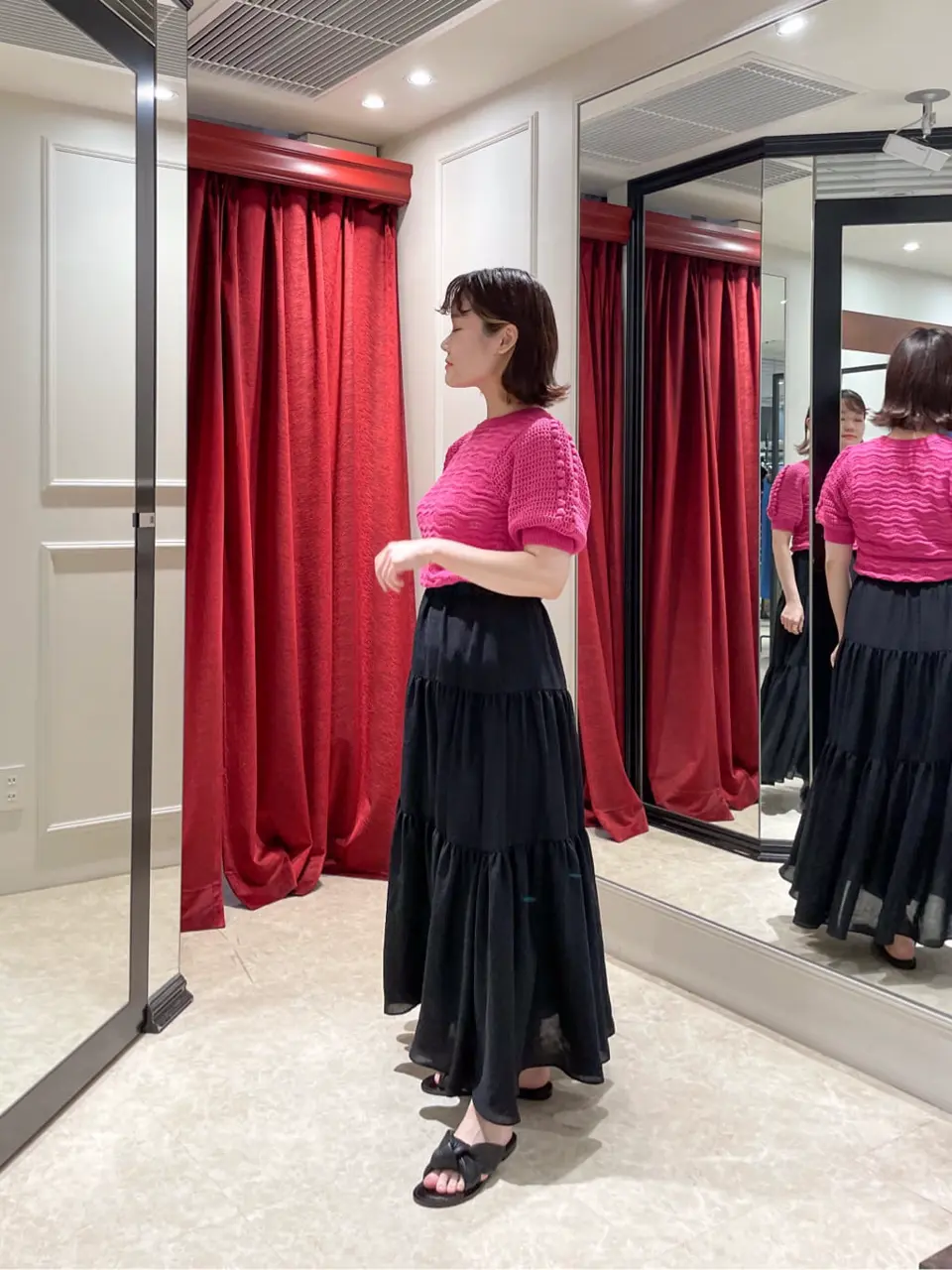 GRACE CONTINENTAL SAYUMI Nagashima コーディネート画像