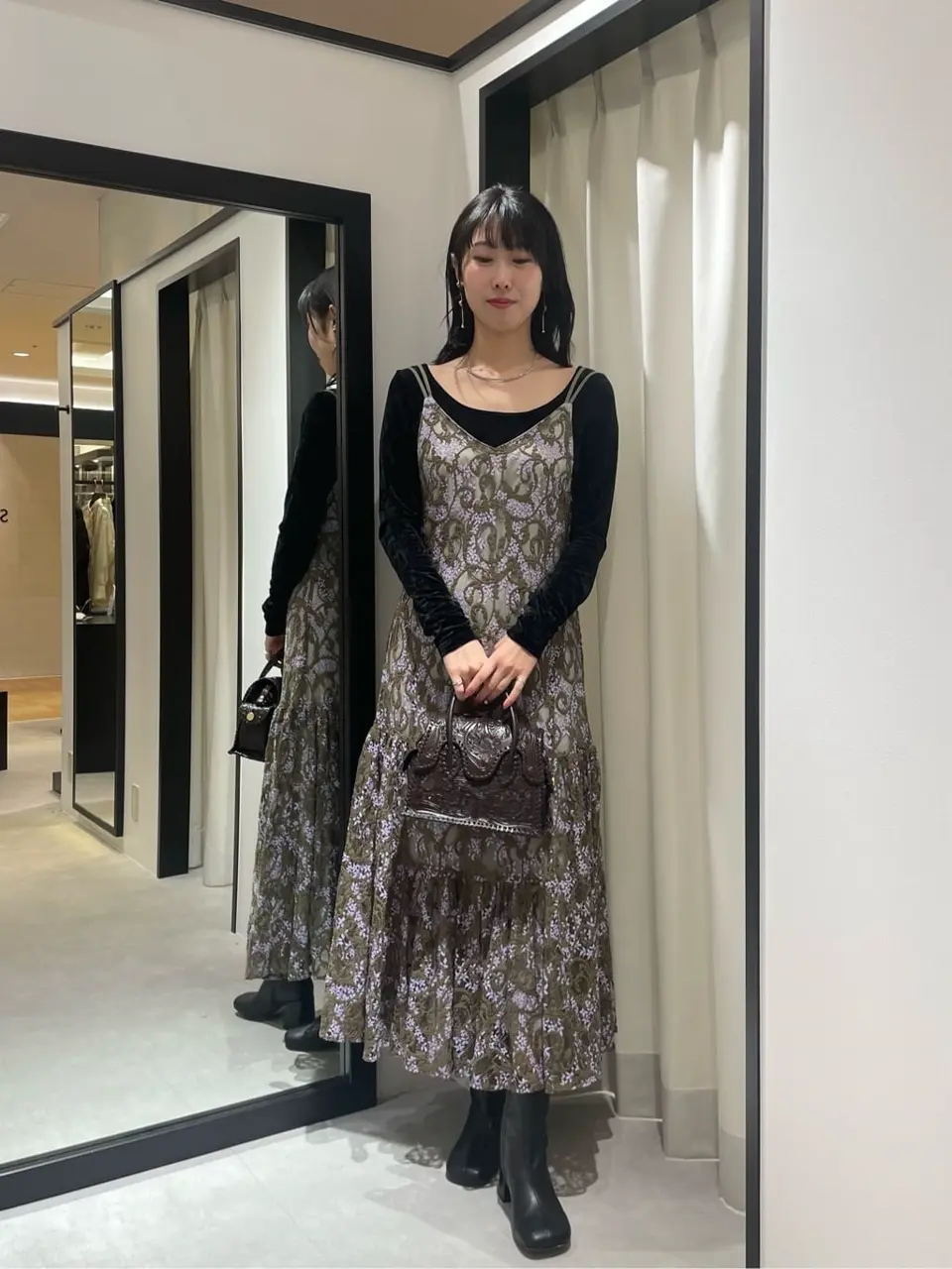 GRACE CONTINENTAL 端場　わかな コーディネート画像