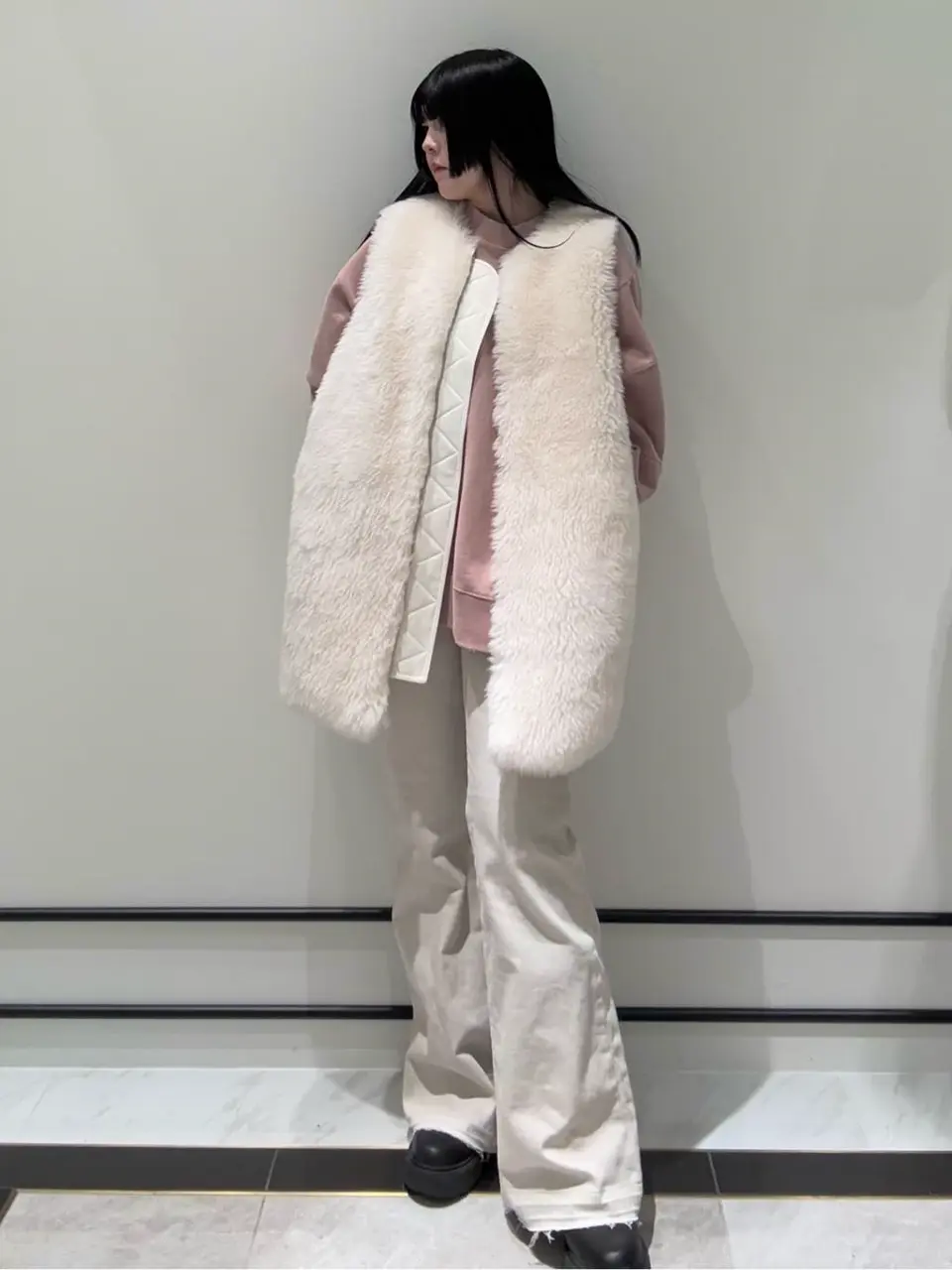 グレースコンチネンタル　今期ピグメントスエットトップ ピグメントスエットトップ / GRACE CONTINENTAL | GRACE