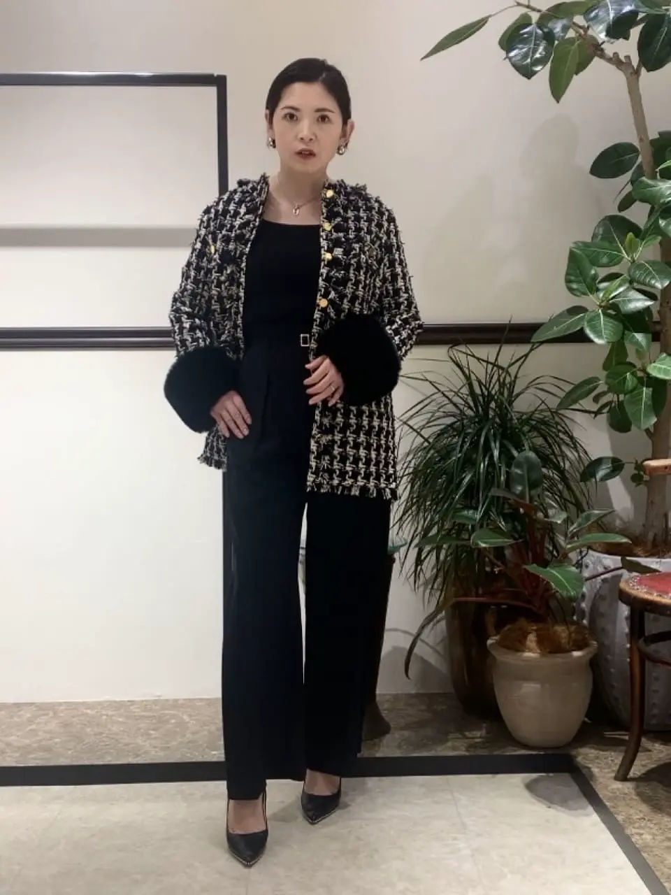 GRACE CONTINENTAL N.YURI コーディネート画像