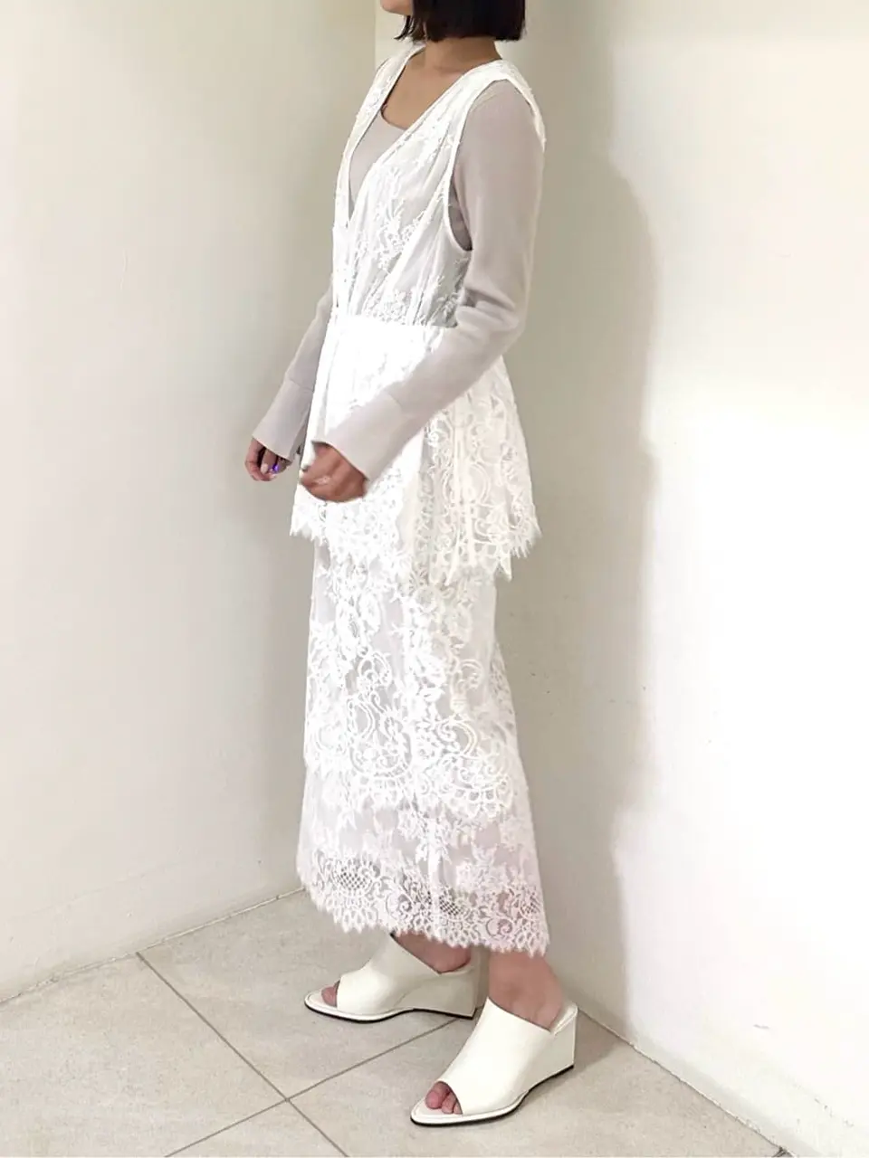 GRACE CONTINENTAL MORITA AI コーディネート画像