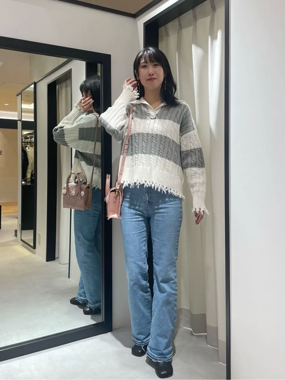 GRACE CONTINENTAL 端場　わかな コーディネート画像