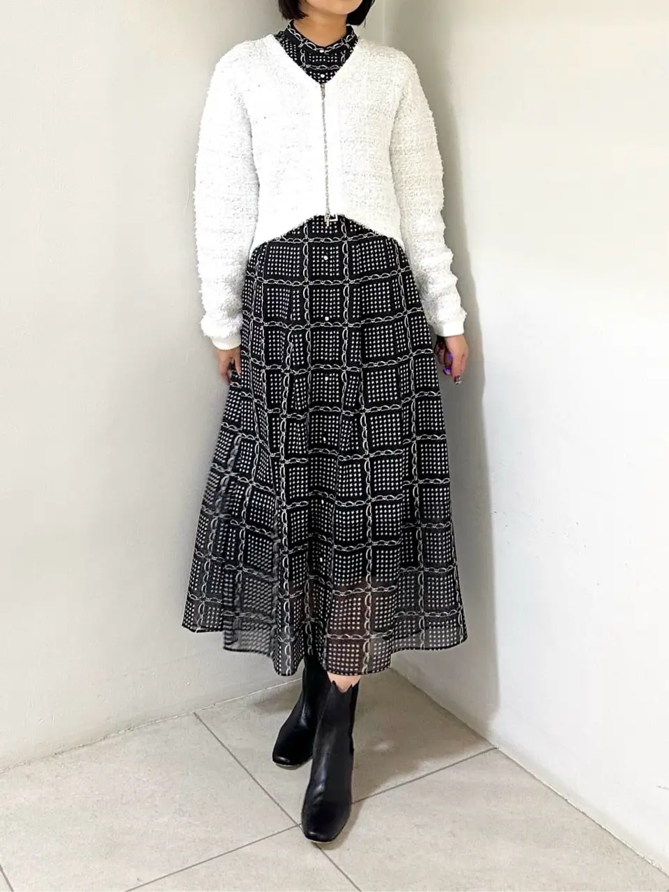 GRACE CONTINENTAL MORITA AI コーディネート画像