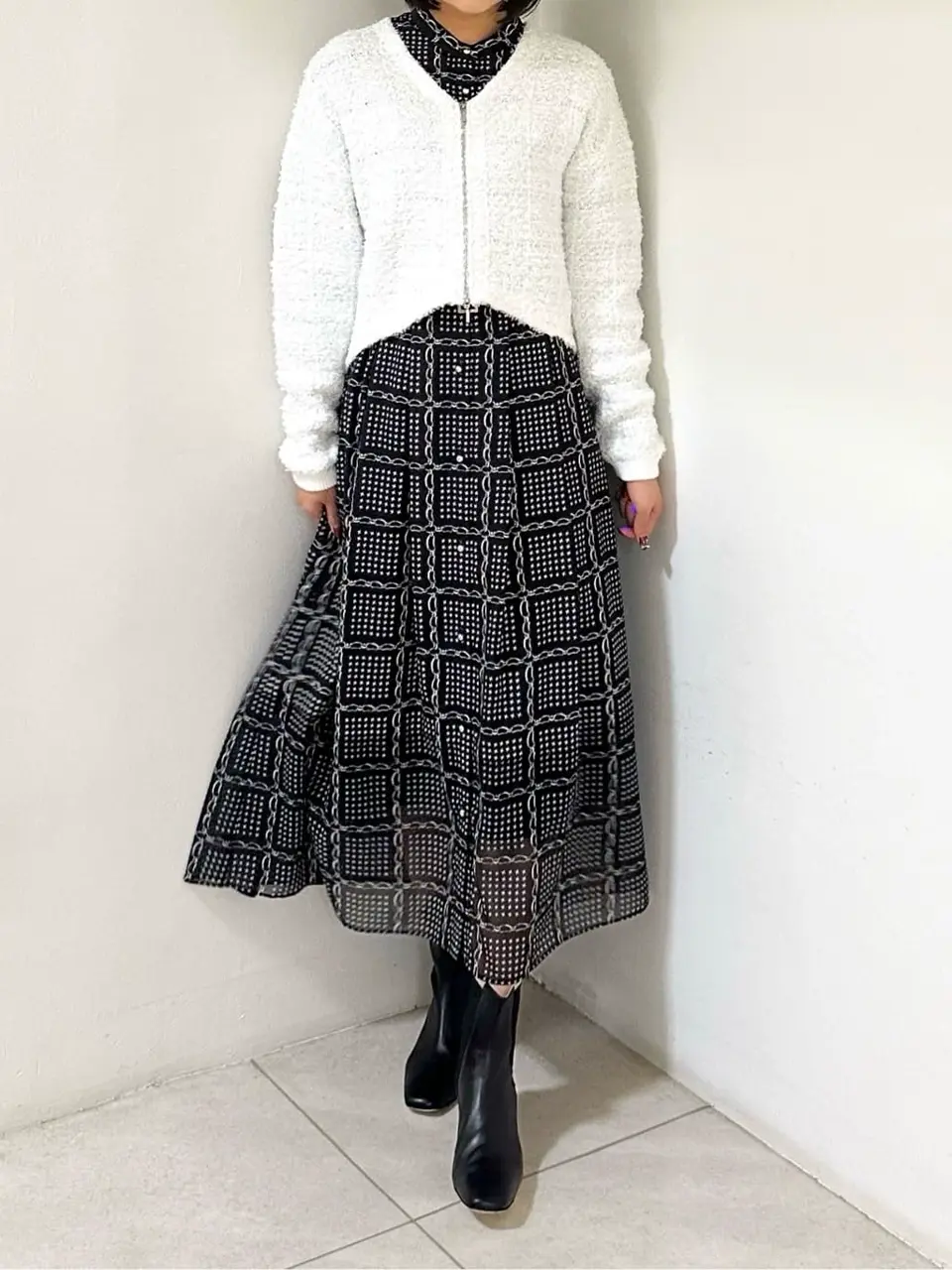 GRACE CONTINENTAL MORITA AI コーディネート画像