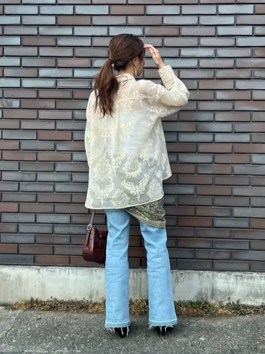 GRACE CONTINENTAL Hikaru Okada コーディネート画像