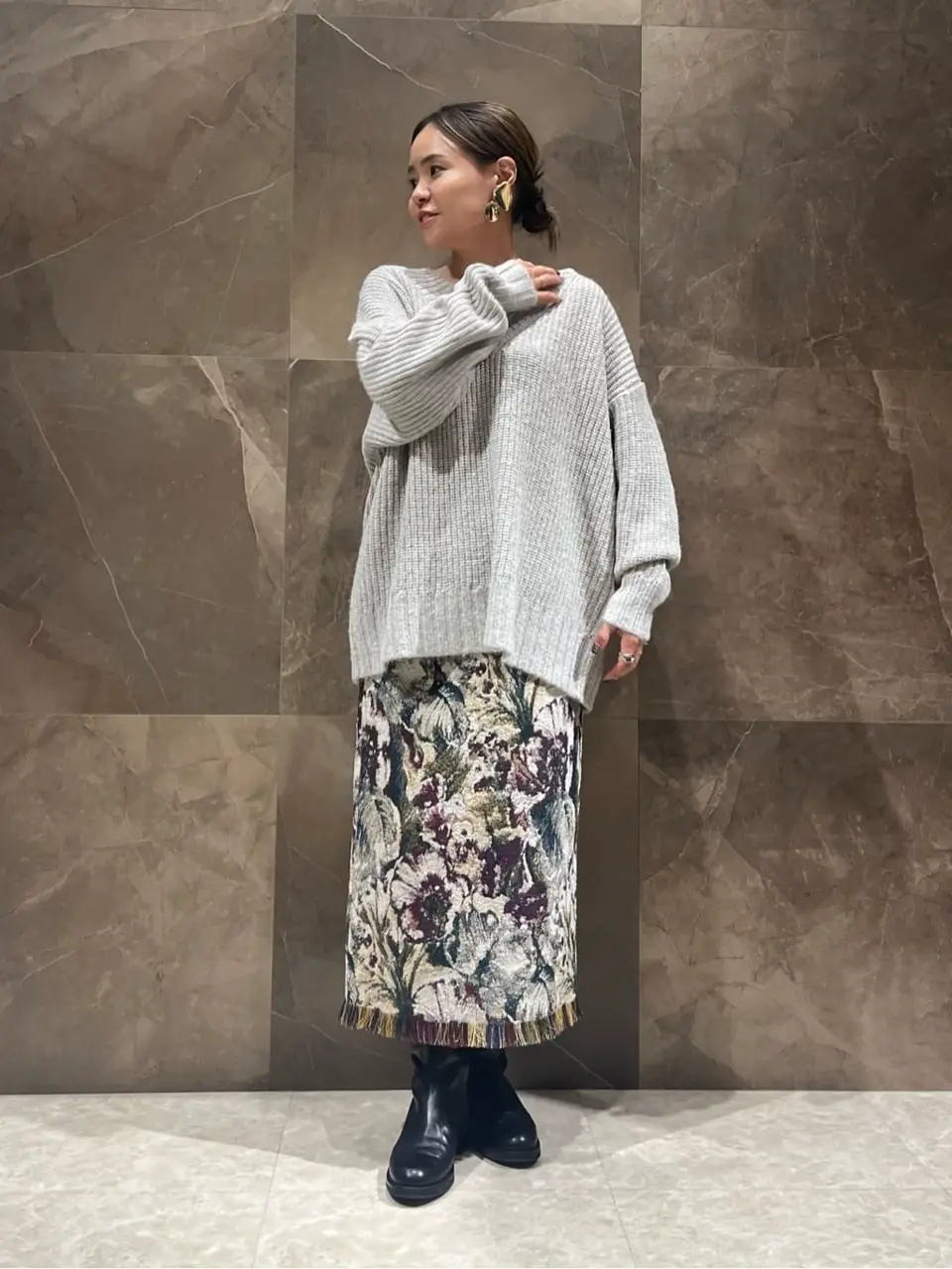 GRACE CONTINENTAL 穐山　香織 コーディネート画像