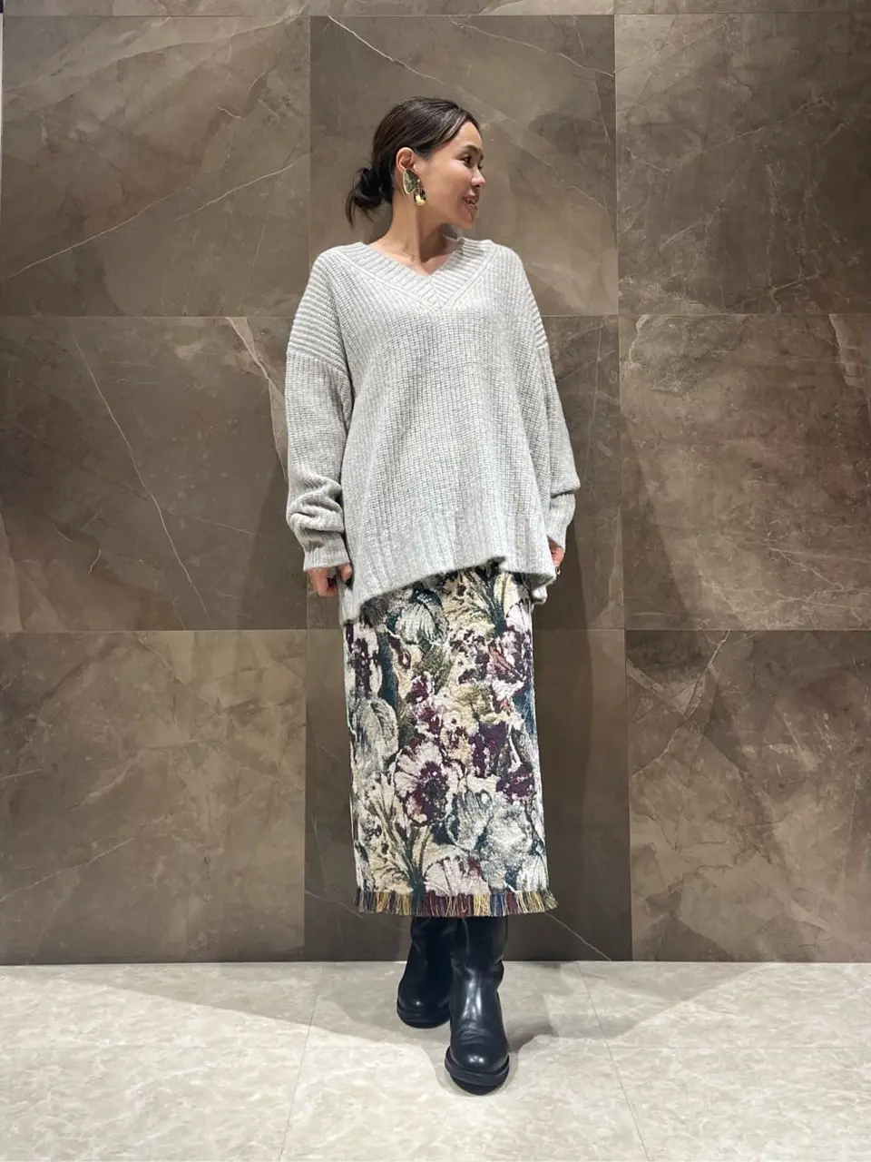 GRACE CONTINENTAL 穐山　香織 コーディネート画像