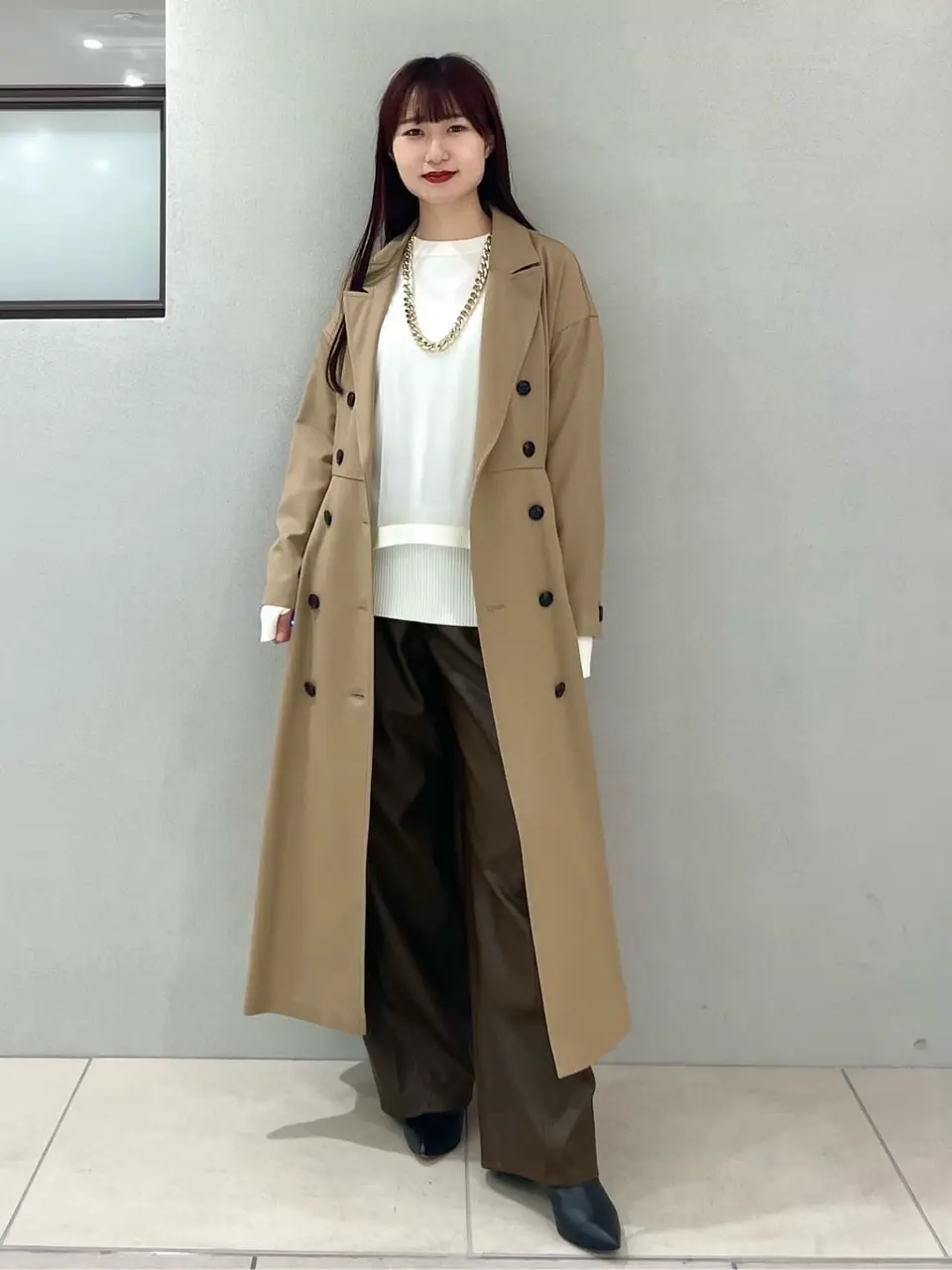 グレースコンチネンタル　ガウントレンチコート GRACE CONTINENTAL（グレース コンチネンタル）トレンチコート