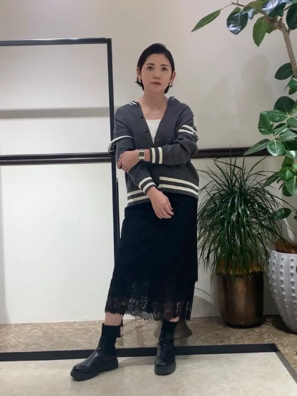 GRACE CONTINENTAL N.YURI コーディネート画像