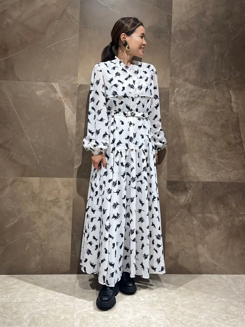 GRACE CONTINENTAL 穐山　香織 コーディネート画像