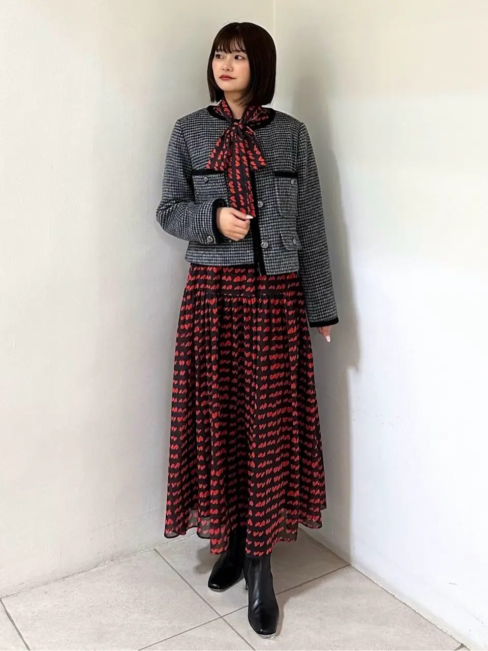 GRACE CONTINENTAL MORITA AI コーディネート画像