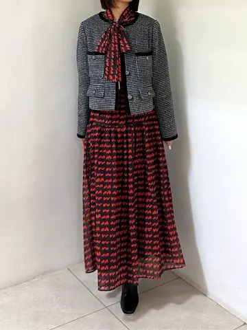 GRACE CONTINENTAL MORITA AI コーディネート画像