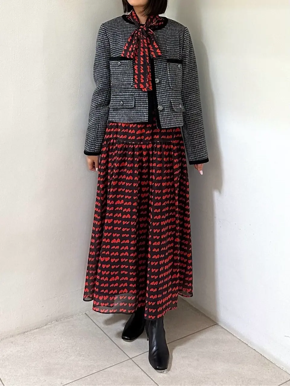 GRACE CONTINENTAL MORITA AI コーディネート画像