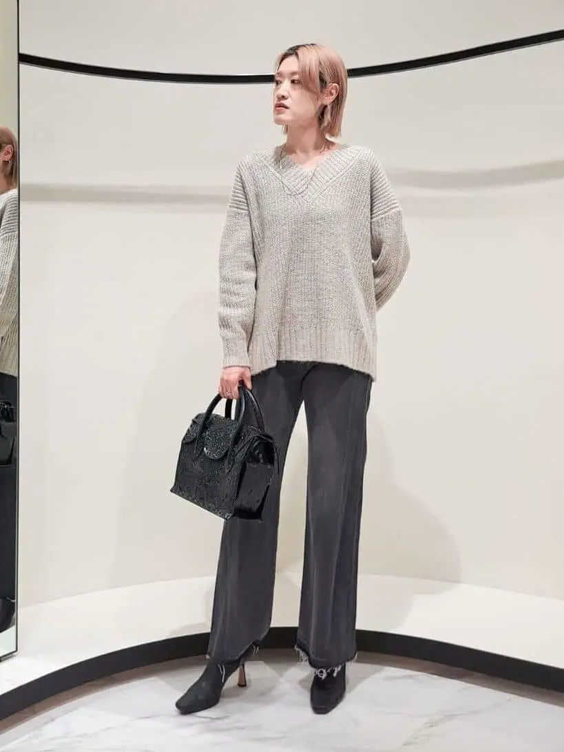 美品★カルバンクライン　ウール　ダッフルコート　グレー　Lサイズ 大きいサイズ メンズ B＆T CLUB (ビーアンドティークラブ) ふ