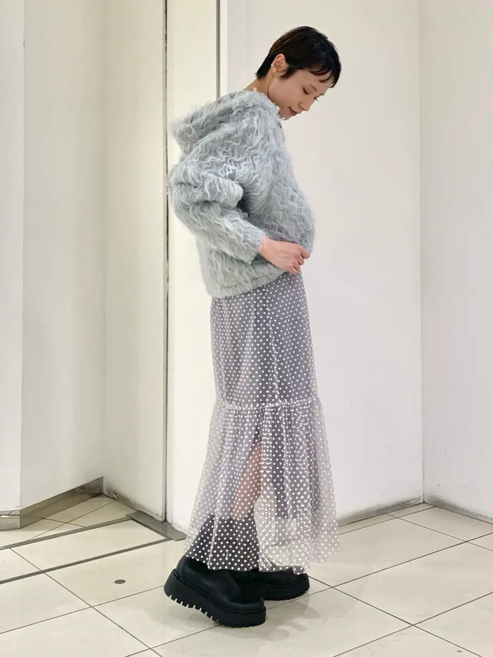 GRACE CONTINENTAL haruka iwasaki コーディネート画像