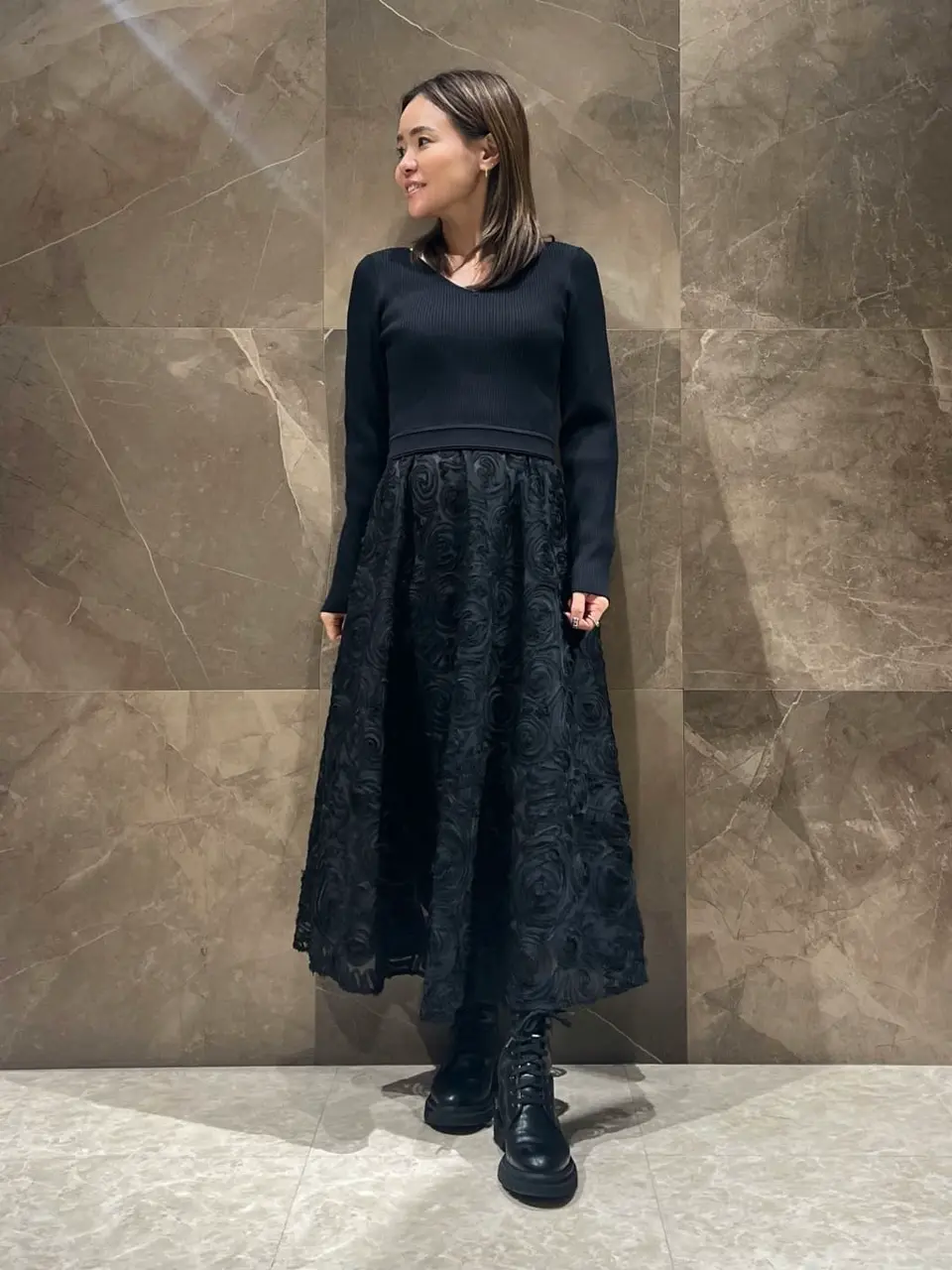テープ刺繍ニットワンピース / GRACE CONTINENTAL | GRACE