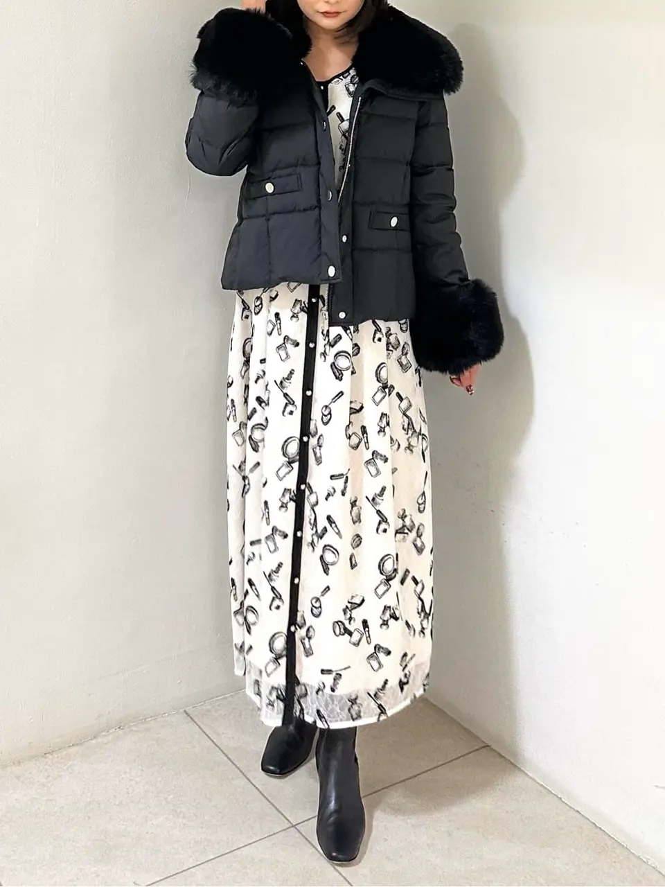 GRACE CONTINENTAL MORITA AI コーディネート画像