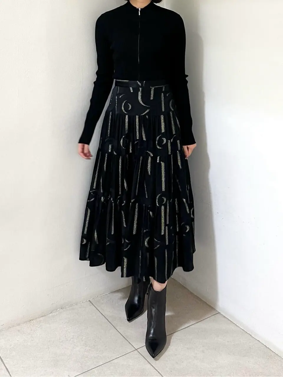 GRACE CONTINENTAL MORITA AI コーディネート画像