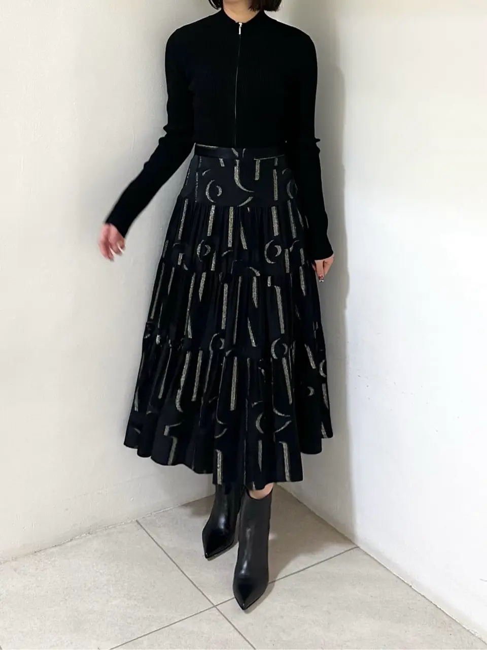 GRACE CONTINENTAL MORITA AI コーディネート画像