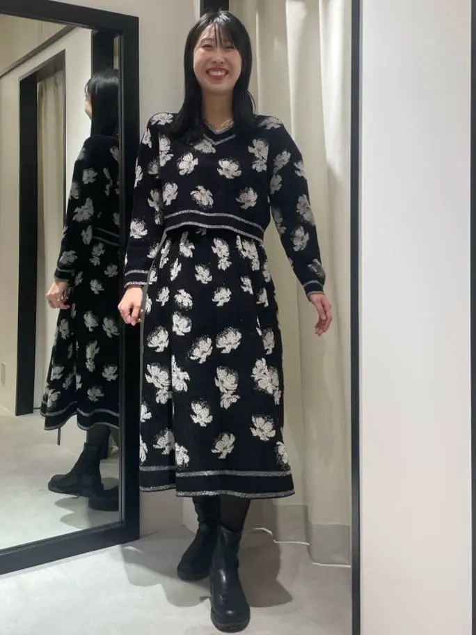 GRACE CONTINENTAL 端場　わかな コーディネート画像