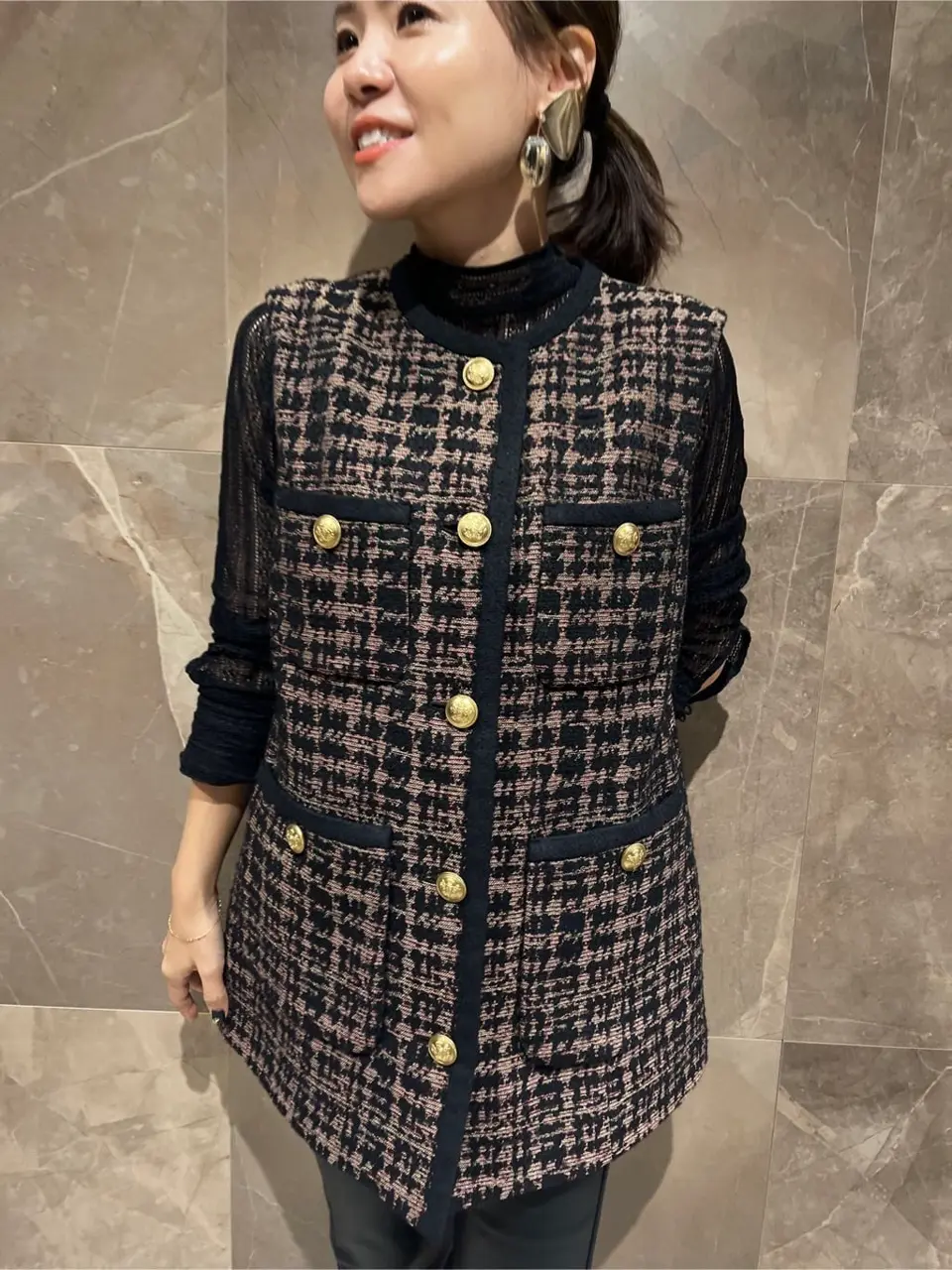 GRACE CONTINENTAL 穐山　香織 コーディネート画像