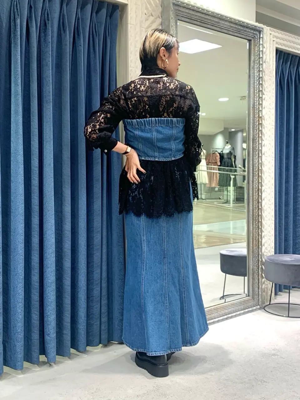 GRACE CONTINENTAL haruka iwasaki コーディネート画像