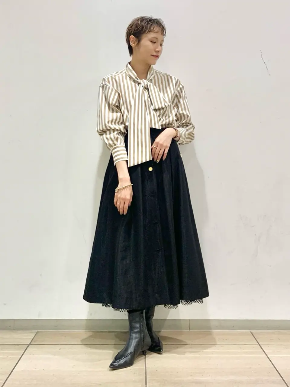 GRACE CONTINENTAL haruka iwasaki コーディネート画像