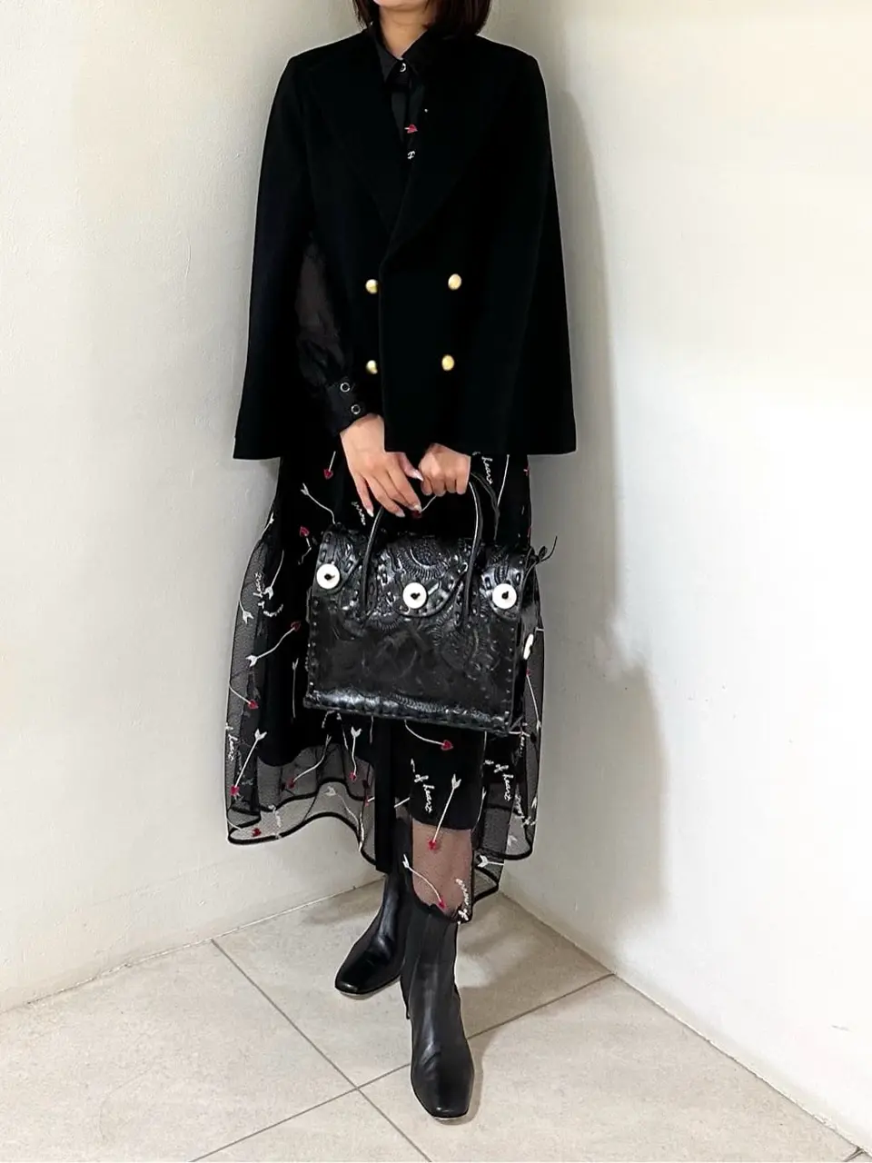 GRACE CONTINENTAL MORITA AI コーディネート画像