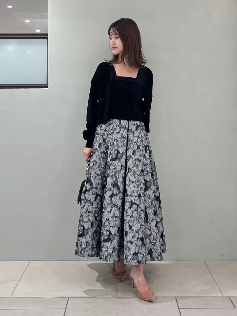 グレースコンチネンタル✨ジャガードskirt❤️ ジャガードタックスカート / GRACE CONTINENTAL | GRACE