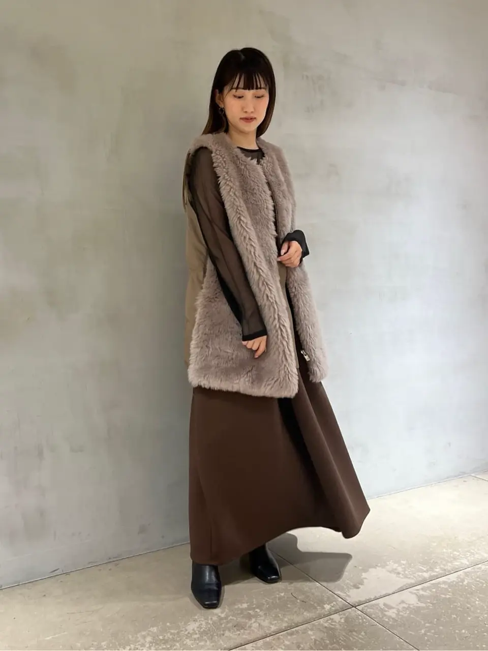 新品・未使用・タグ付き（グレースコンチネンタル）ウールボアコンビジレ ウールボアコンビジレ / GRACE CONTINENTAL | GRACE CONTINENTAL