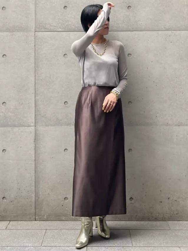 GRACE CONTINENTAL yoshi コーディネート画像