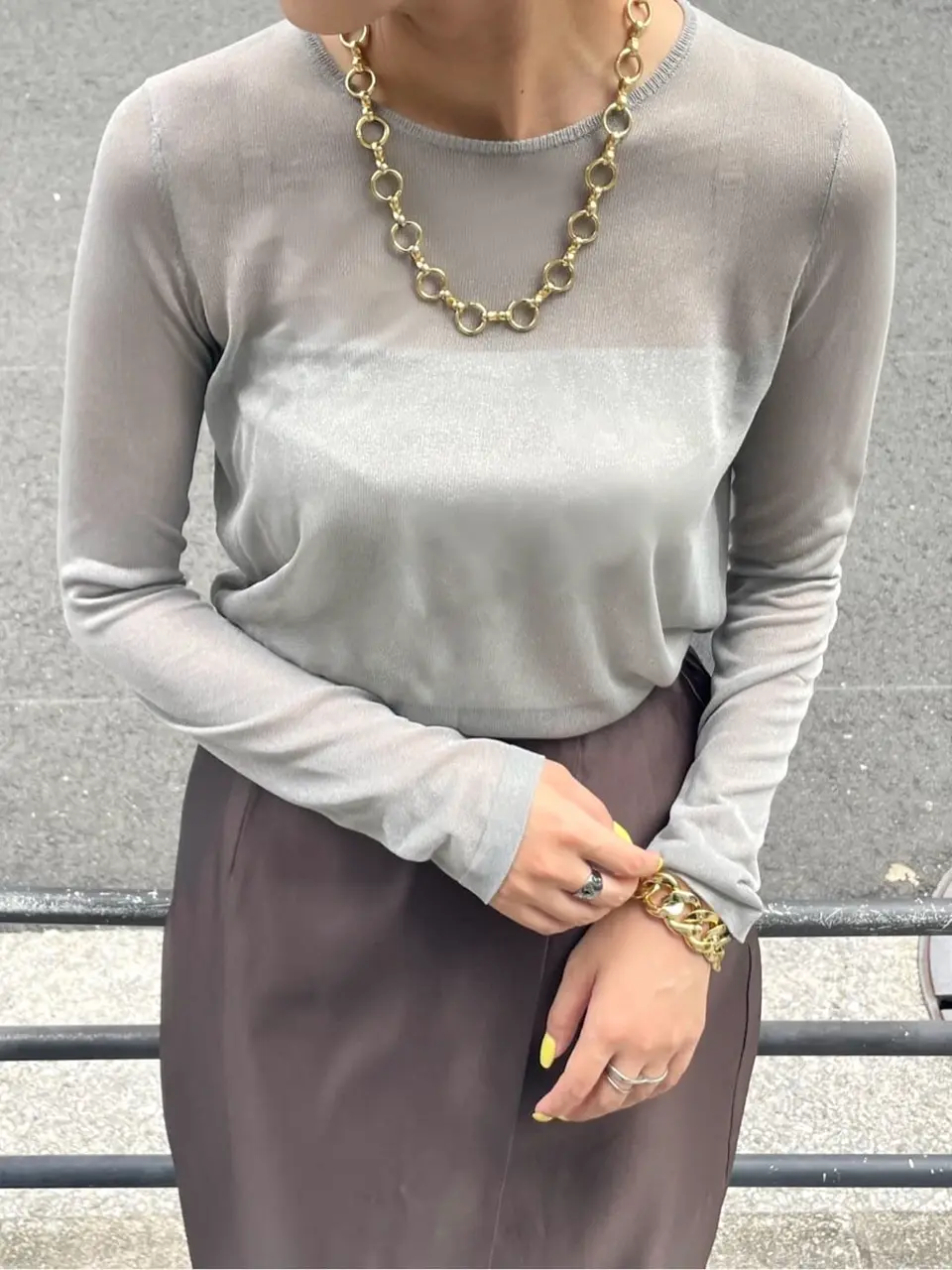 GRACE CONTINENTAL yoshi コーディネート画像