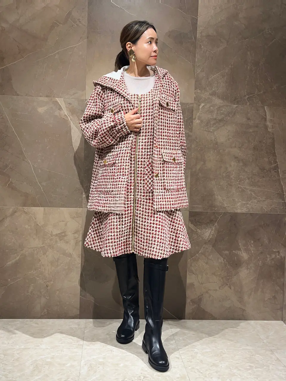 GRACE CONTINENTAL 穐山　香織 コーディネート画像