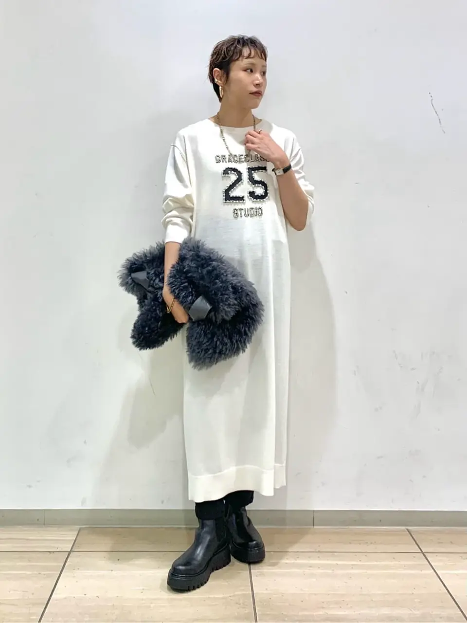 GRACE CONTINENTAL haruka iwasaki コーディネート画像