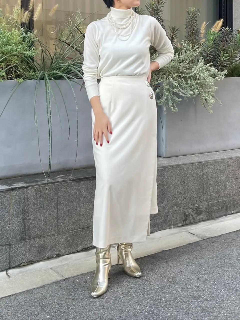 GRACE CONTINENTAL yoshi コーディネート画像