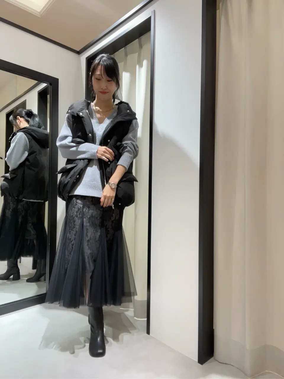 GRACE CONTINENTAL 端場　わかな コーディネート画像