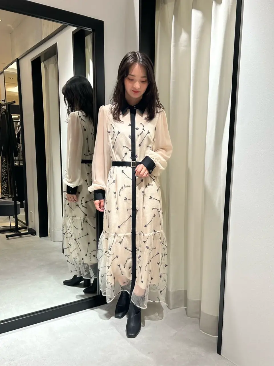ハートアロー刺繍ワンピース / GRACE CONTINENTAL | GRACE