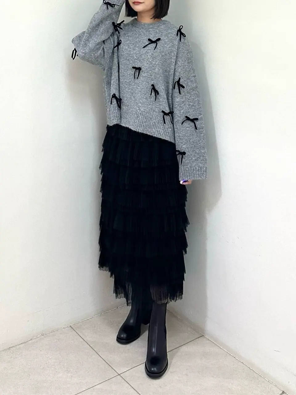 GRACE CONTINENTAL MORITA AI コーディネート画像