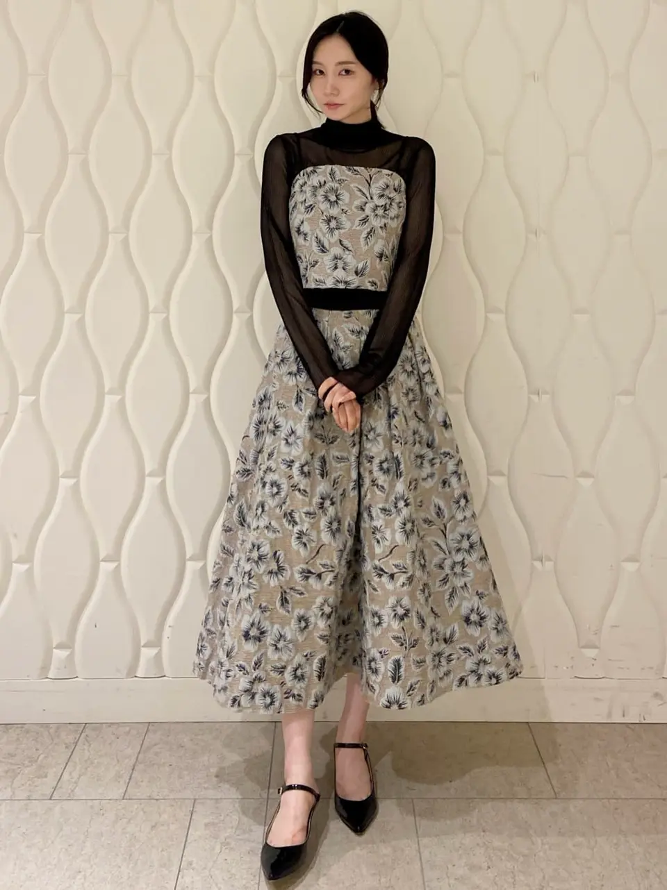 【美品✨】グレースコンチネンタル ボタニカルセパレートドレス ボタニカルセパレートドレス / GRACE CONTINENTAL | GRACE
