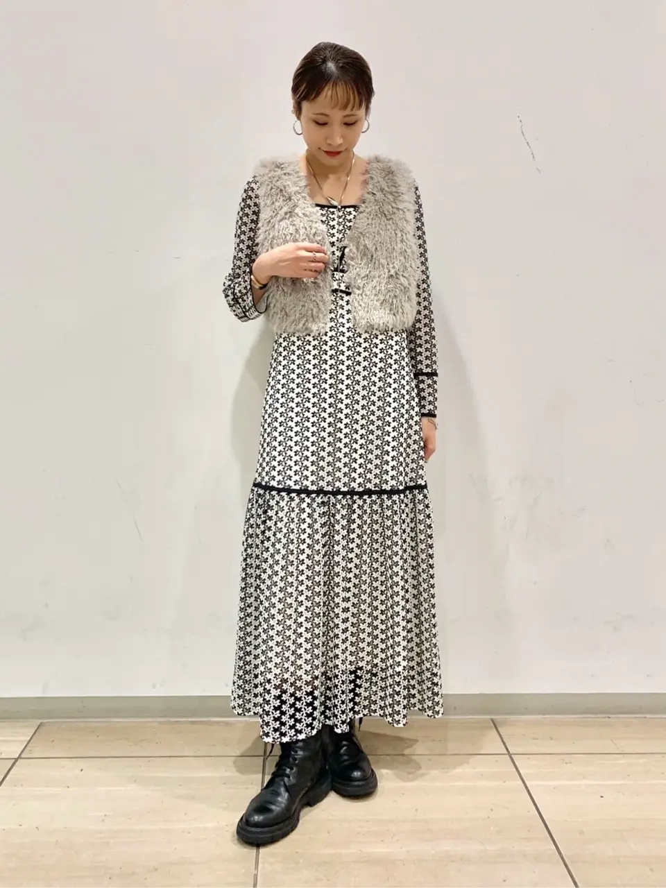 GRACE CONTINENTAL haruka iwasaki コーディネート画像